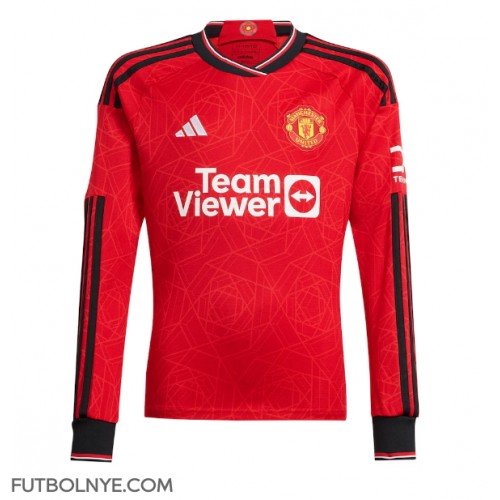 Camiseta Manchester United Primera Equipación 2023-24 manga larga